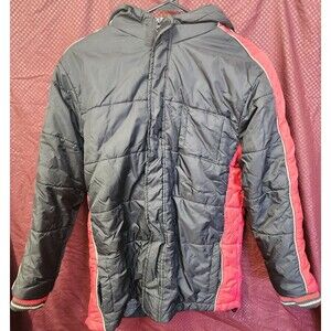 Athletech Outerwear Hooded 2 Pieces Reversable Red Black Winter Coat Men's 14/16